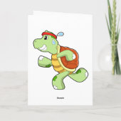 走る亀 カード (裏面)