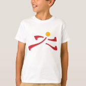走る人のアイコン Tシャツ (正面)