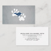走る犬 | 肉球 名刺 (正面/裏面)