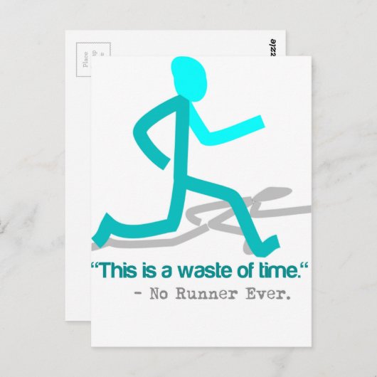 走る者はいないと言おもしろいった ポストカード (正面/裏面)