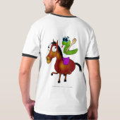 走る蛇 (Ide Zmija) 02 Tシャツ (裏面)