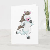 走る馬 カード (正面)