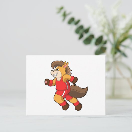 走る馬 ポストカード (スタンド正面)