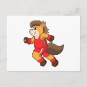 走る馬 ポストカード (正面)