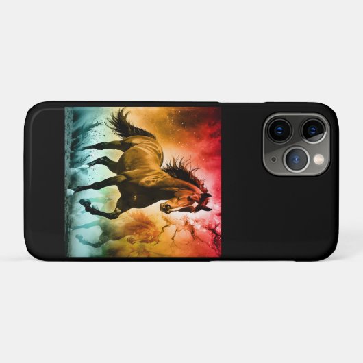 走る馬  Case-Mate iPhoneケース (裏面(横))