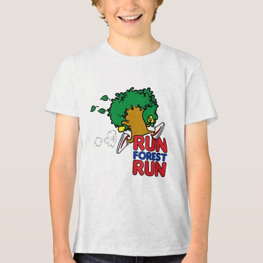 走れフォレスト走れ トライブレンドTシャツ (正面)
