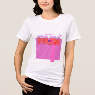 走れ女の子のモチベーションTシャツ トライブレンドTシャツ