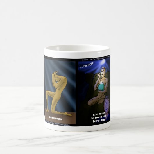 走れ、アトラス 走れ おもしろギフト Tシャツ マグカップ など (中央)