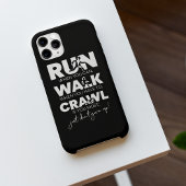 走れ...歩け...這ってでも...諦めるな! iPhoneケース