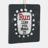 走オーナメント セラミックオーナメント (右)