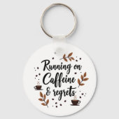 走カフェインと後悔の美的キーチェーン キーホルダー (裏面)