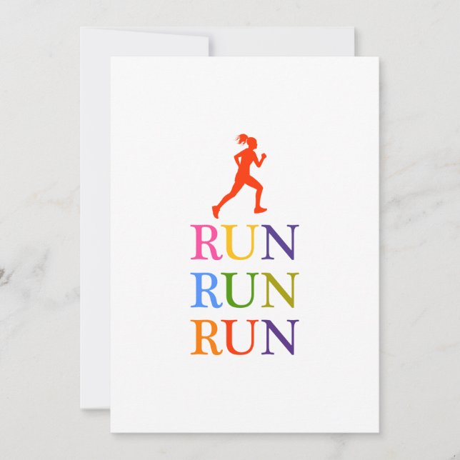 走カラフルスプラッシュ走の女の子 (正面)