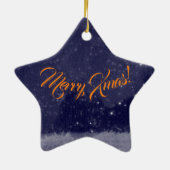 走キツネオーナメント セラミックオーナメント (裏面)