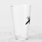 走キツネシルエット | クールパーソナライズされた タンブラーグラス (右)