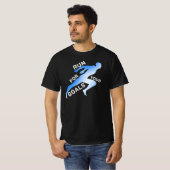 走ゴールやる気を起こさせる引用文 Tシャツ (正面フル)