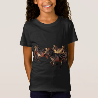 走シマウマの漫画 – Wild Savanna T-Shirt Tシャツ