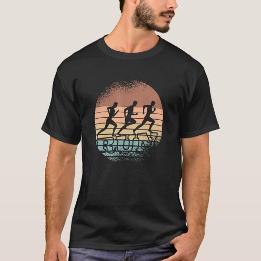 走ジョギングアスリート走ズのマラソンRの衣装 Tシャツ (正面)