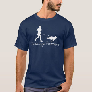 走ズのパートナーであるCanicross Dog Lover Tシャツ