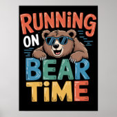 走ズオンベアータイムイラストレーション ポスター (正面)
