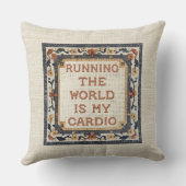 走ズザワールドは私のカーディオステッフェイクチフィットネス クッション (裏面)