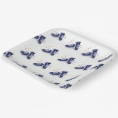 走ズシューズランナージョガーバースデーパーティー ペーパープレート (傾斜あり)