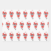 走ズトラックホリデーギフト ラッピングペーパーシート (正面3)