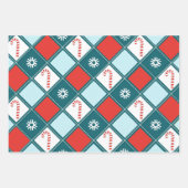 走ズトラックホリデーギフト ラッピングペーパーシート (正面2)