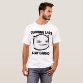 走ズ後期 – カーディおもしろいオ引用文デザイン Tシャツ (正面フル)