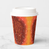 走タイガー紙カップ 紙コップ (正面)