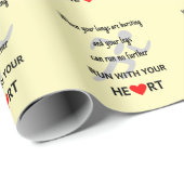 走ハート感動的 ラッピングペーパー (ロールコーナー)