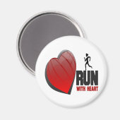 走ハート マグネット (正面/裏面)
