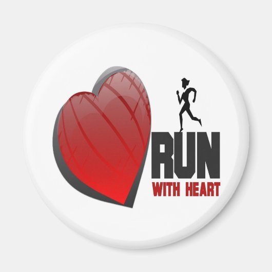 走ハート マグネット (正面)