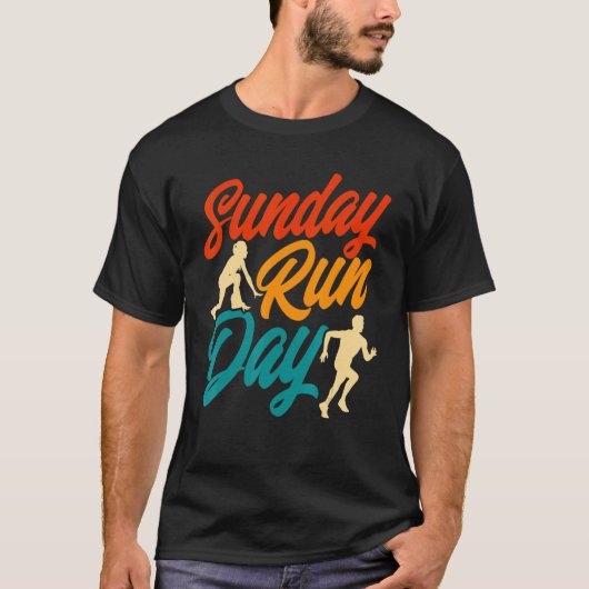 走ハーフマラソンヴィンテージ走ディ Tシャツ (正面)