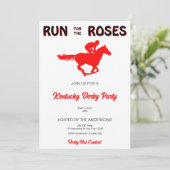 走バラケンタッキー・ダービー招待状 招待状 (スタンド正面)