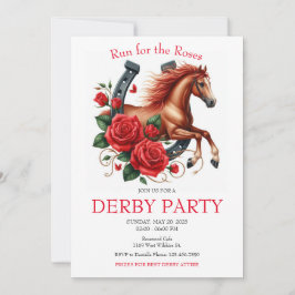 走バラスレース馬ダービーパーティー 招待状