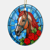 走バラパーソナライズされたオーナメント セラミックオーナメント (左)