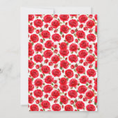 走バラ馬ダービーパーティの招待状 招待状 (裏面)