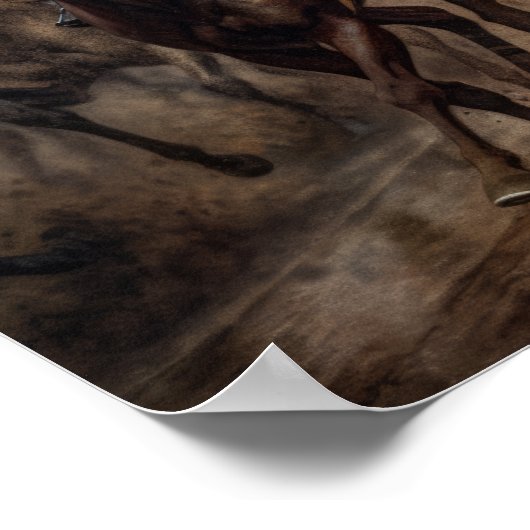 走バラ ポスター (角)