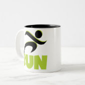 走フィットネスグ走ローン ツートーンマグカップ (正面左)