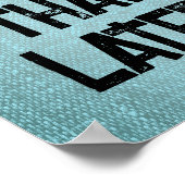 走ペンギンやる気を起こさせるポスター ポスター (角)