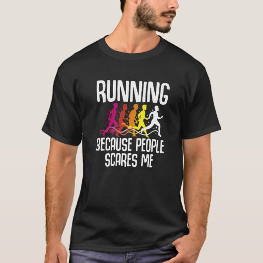 走マラソ走ンのラブトレイルの練習 Tシャツ (正面)