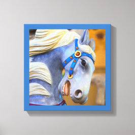 走メリーり回る馬帆布18系 キャンバスプリント