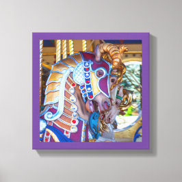 走メリーり回る馬帆布27系 キャンバスプリント