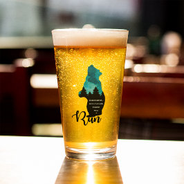 走モチベーションおもしろいでグラフィック タンブラーグラス