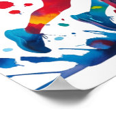 走モチベーションのポスター、ランナーに最適な贈り物 ポスター (角)