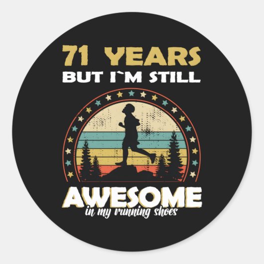 走ラン素晴らし71 ラウンドシール (正面)