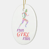 走女の子走! セラミックオーナメント (左)