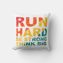 走懸命強考えい クッション