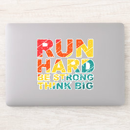 走懸命強考えい シール