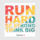 走懸命強考えい シール (シート)